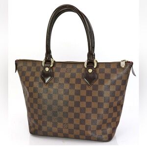 Louis Vuitton Dark Brown Checkered Tote